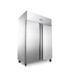 Hűtőszekrény 1200L - 6 x 2/1 GN állítható polcok - Rozsdamentes acél Hűtőszekrény 1200L - 6 x 2/1 GN állítható polcok - Rozsdamentes acél
