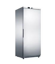   Hűtőszekrény - 600L - 4 állítható polc - Rozsdamentes Acél
