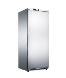 Hűtőszekrény - 600L - 4 állítható polc - Rozsdamentes Acél