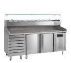 PT1310 + GVC38-200 Hűtött munkaasztal
