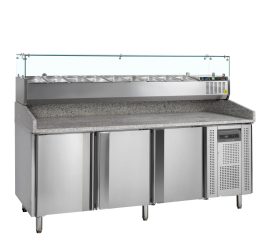 PT1300 + GVC38-200 hűtött munkaasztal