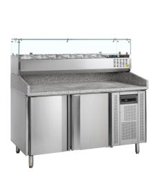 PT1200 + GVC38-150 hűtött munkaasztal