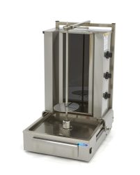 MAXIMA 3 égős gyros sütő, 40 kg - elektromos