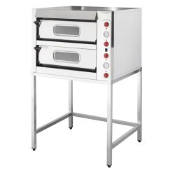 Pizzakemence sütő kétaknás 4+4-es körben teli samottos Ferrara-Forni Prémium Pizzakemence sütő kétaknás 4+4-es körben teli samottos Ferrara-Forni Prémium