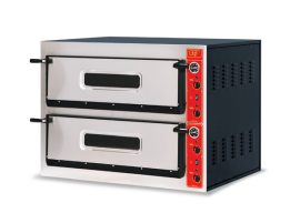 GGF T2 pizza+kenyér elektromos pizzkemence 2+2 db 60x40-es tepsihez