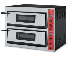 GGF TOP FR 72-44 elektromos pizzakemence 4+4 db 36-os pizzának körbe samottos