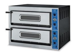 GGF XR44-36 elektromos pizzakemence 4+4 db 36-os pizzának körbe samottos