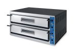   GGF XR99-36 elektromos pizzakemence 9+9 db 36-os pizzának körbe samottos
