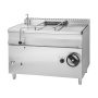   Billenőserpenyő, 120 L, gázüzem, kézi billentés, inox fenék, 23kW