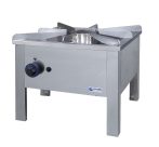   GASZTROMETÁL Gázüzemű főzőzsámoly, piezo gyújtás, rozsdamentes acél ráccsal,10kW