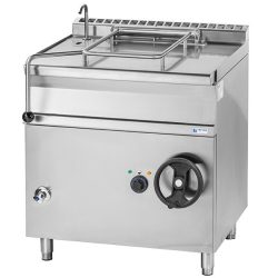 Billenőserpenyő, 50 L, elektromos üzem, kézi billentés, inox fenék, 400 V/7,76 kW