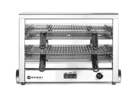 Szalamander MAXI kvarc fűtőelemekkel, GN 1/1, 4500W HENDI