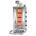 Ipari gázüzemű gyros sütő, 4 égős, 70 kg POTIS