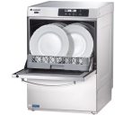   Tányérmosogató gép digitális mosószer adagolóval és ürítő szivattyúval 6,4 KW 50-es ipari Aqua A5