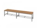 FITT ÖLTÖZŐPAD WPC lécekkel 190 cm-es