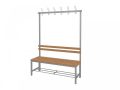 FITT EGYOLDALAS ÖLTÖZŐPAD WPC lécekkel 120 cm-es