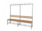 FITT EGYOLDALAS ÖLTÖZŐPAD WPC lécekkel 190 cm-es