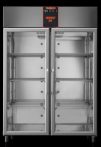   AF14PKMBTPV - Professzionális fagyasztószekrény, 1400 literes, rozsdamentes, üvegajtós, légkeveréses