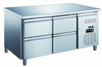 KH-GN2140TN - Hűtött munkaasztal 4 fiókkal