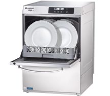   Tányérmosogató gép digitális mosószer adagolóval és ürítő szivattyúval és nyomásfokozóval 6,65 KW