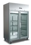   Hűtőszekrény álló 1200 literes dupla üvegajtós rozsdamentes háttérhűtő Ferrara-Cool