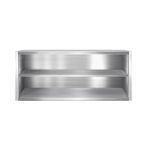 Faliszekrény nyitott méret: 120×40×65 cm rozsdamentes ipari Ferrara professional Faliszekrény nyitott méret: 120×40×65 cm rozsdamentes ipari Ferrara professional