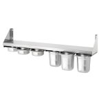 Falipolc fűszertartó edényekhez 200Sr 1200 mm ( a 6 db. GN1/6 edény nem tartozék) Falipolc fűszertartó edényekhez 200Sr 1200 mm ( a 6 db. GN1/6 edény nem tartozék)