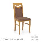 CITRONE étkezőszék éger