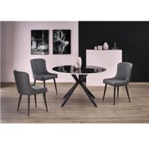 Avelar Étkezőasztal fekete/fehér 120x76cm