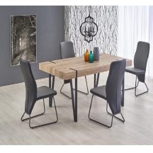 Yohann Asztal 170 cm San Remo - Fekete