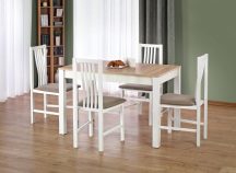 KSAWERY asztal sonoma tölgy / fehér