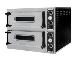 Pizzasütő BASIC 44 – 2 kamra – 400V / 9400W – 975x924x(H)745 mm - HENDI 226698