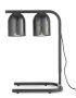   2 lámpás infravörös melegentartó híd – Fekete – 230V / 500W – 453x360x(H)790 mm - HENDI 273913
