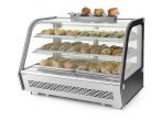   233719 Bemutató hűtővitrin hajlított üvegű ledes világítással 160 liter