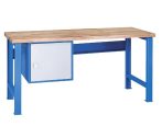   Állítható magasságú munkapad, moduláris rendszerű 1 faliszekrény ajtóval (magasság 421 mm)