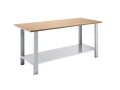   Elemes rendszerű munkapad – eurokraft basic lapszélesség 1850 mm, rakodópolccal