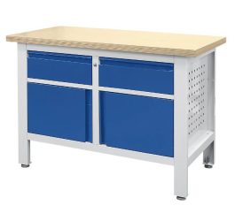 Munkapad 2 fiók, 2 ajtó szé x mé 1200 x 600 mm Munkapad 2 fiók, 2 ajtó szé x mé 1200 x 600 mm