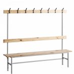 OP E/H 2000 Egyoldalas háttámlás öltözőpad OP E/H 2000 Egyoldalas háttámlás öltözőpad