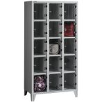   BOX 3/15 PLEXI Plexiajtós értékmegőrző szekrény 15 rekeszes