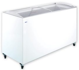 KH-CF400 SCB (UDD 400 SCB) | Mélyhűtőláda csúszó domború üvegtetővel KH-CF400 SCB (UDD 400 SCB) | Mélyhűtőláda csúszó domború üvegtetővel