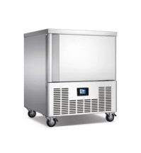   Sokkoló hűtő fagyasztó 5 tálcás GN1/1 és 600×400 EVCO HACCP digitális vezérlő