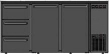   TC BBCL3-522 | Bárhűtő 2 ajtóval, 1 db 1/3-os, 1 db 2/3-os fiókkal