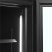 FSC1200H BLACK - Nyíló üvegajtós, felépítményes hűtővitrin